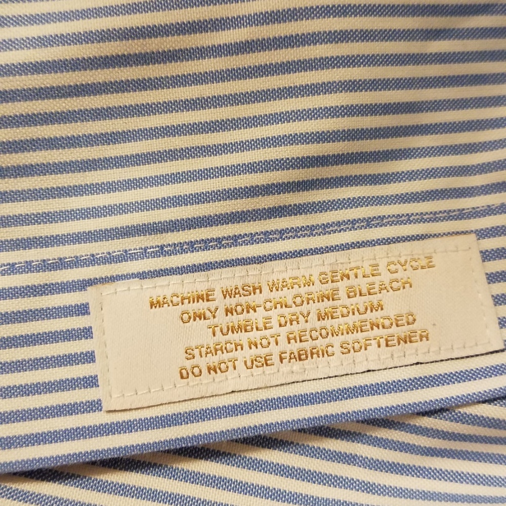RoundTree & Yorke Gold Label  Dress shirt A1 - Picture 4 of 4